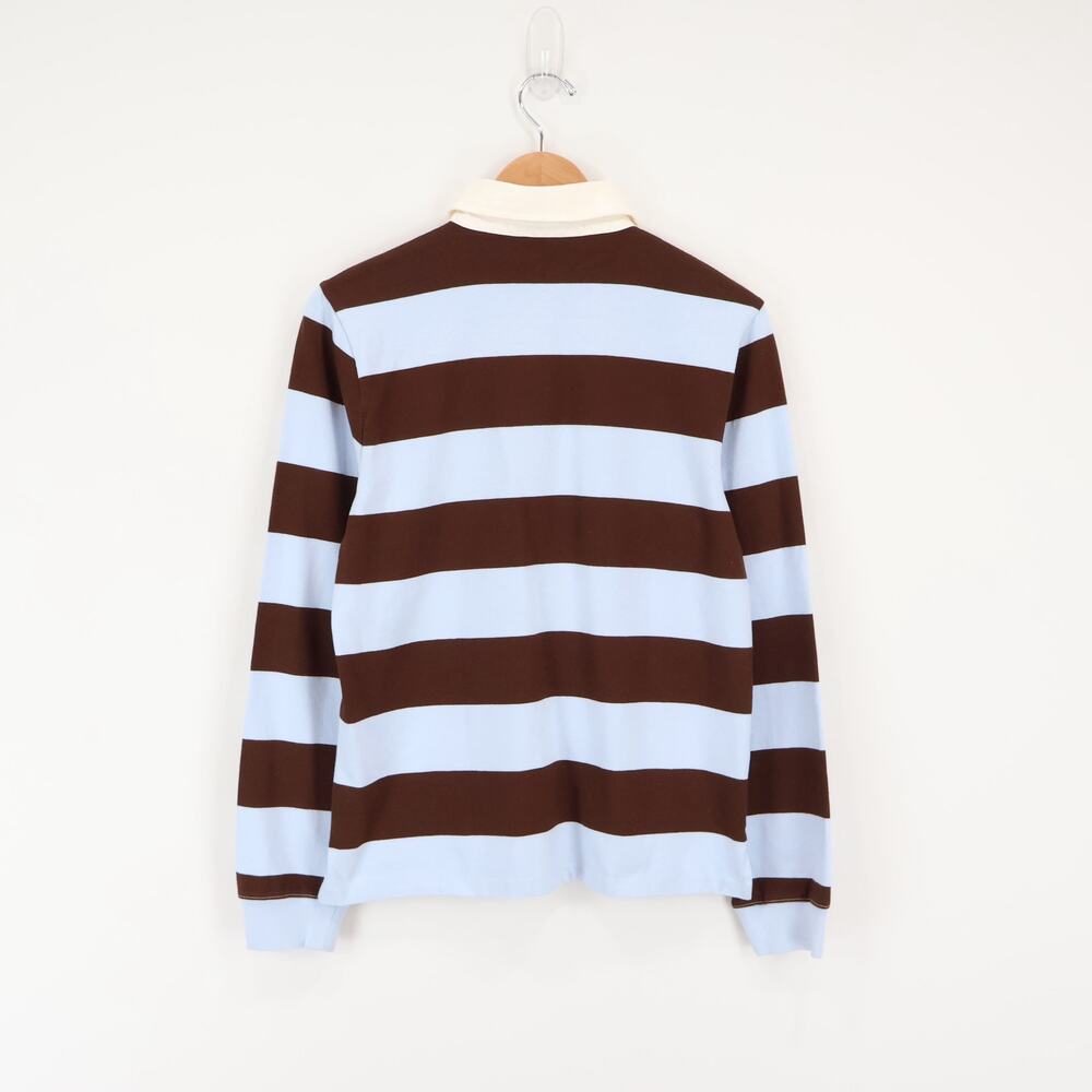 J.Crew Premium Weight Classic Rugby Stripe Shirt Size Small NWT - Picture 6 of 8